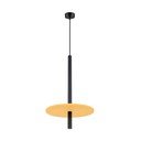 Żółta/beżowa metalowa lampa wisząca ø 30 cm Rilu – Sollux