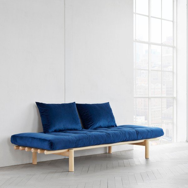 Wielofunkcyjna sofa Karup Pace Natural/Velvet Navy-image-1