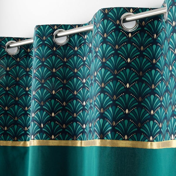 Morska bawełniana zasłona 140x240 cm Artchic – douceur d'intérieur-image-1