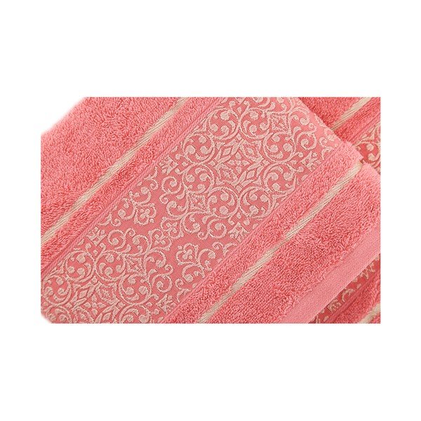 Zestaw 2 szarych ręczników Fance, 50x90 cm-image-1