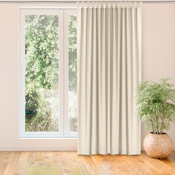 Kremowa zasłona 220x245 cm Carmena – Homede-image-1