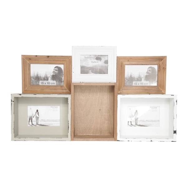 Półka z ramką na zdjęcie Tray In Wood, 68x40 cm