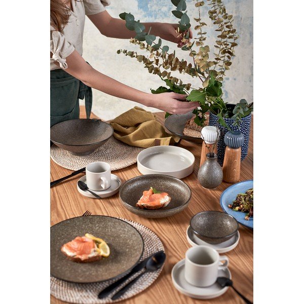 Zielony fartuch kuchenny z domieszką lnu Really Nice Things Delantal Green Moss-image-3