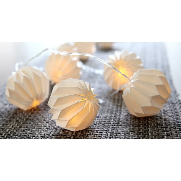 Lampa Paper Flowers White