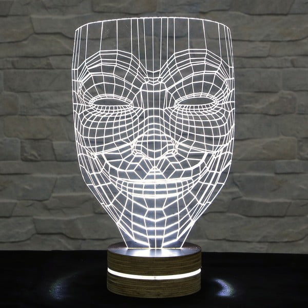 Lampa 3D stołowa Anonymous