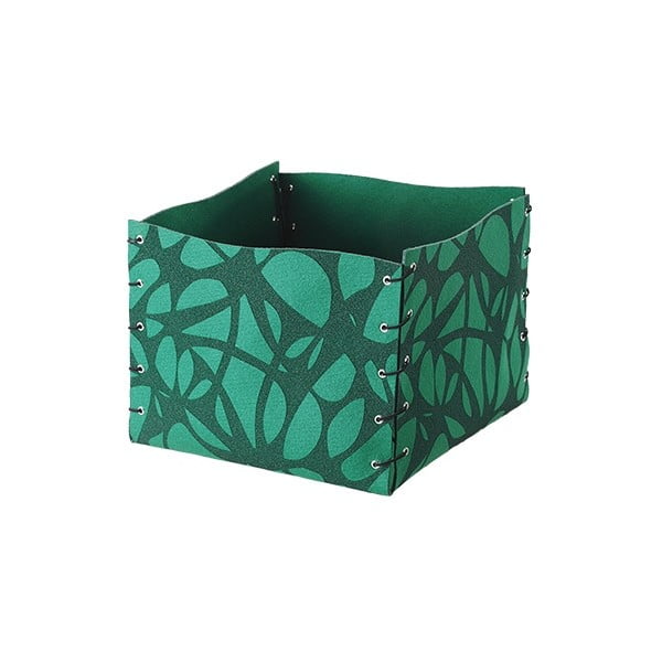 Filcowe pudełko, 25x20 cm, zielone