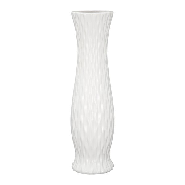 Biały wazon ceramiczny Mauro Ferretti, wys. 59,5 cm