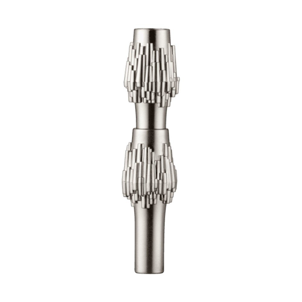 Metalowy wazon w kolorze matowego srebra (wysokość 10 cm) Quist – STOFF Nagel