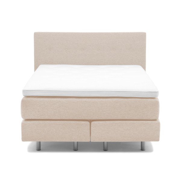 Piaskowe łóżko kontynentalne Vivonita Lando, 180x200 cm-image-2