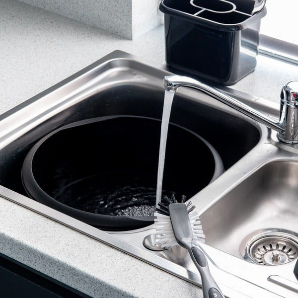 Czarna miska z uchwytami Addis Circular, 7,7 l-image-2