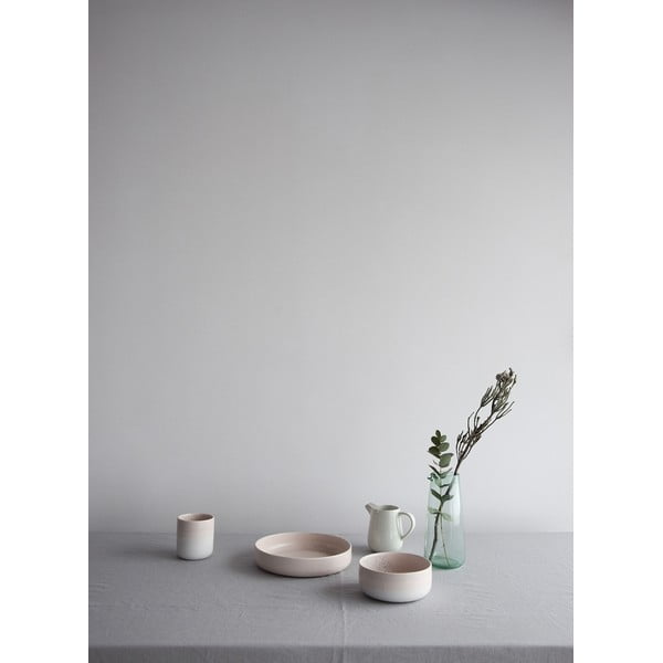 Różowo-biała kamionkowa miska ÅOOMI Dust, ø 15 cm-image-1