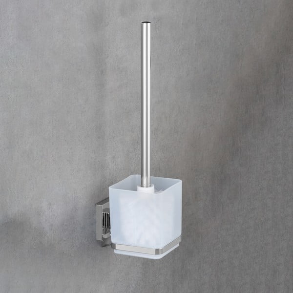 Uchwyt na szczotkę toaletową z przyssawką Wenko Vacuum-Loc, do 33 kg-image-1