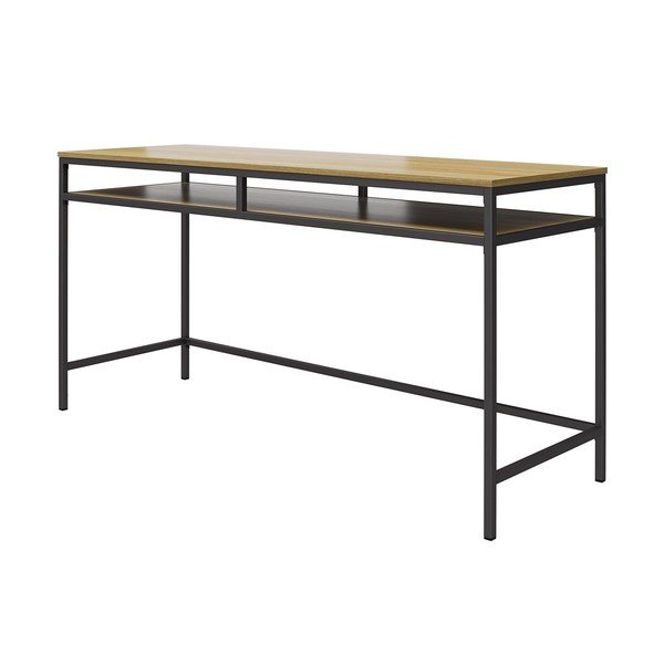 Biurko z blatem w dekorze dębu 51x153 cm Bradford – Støraa