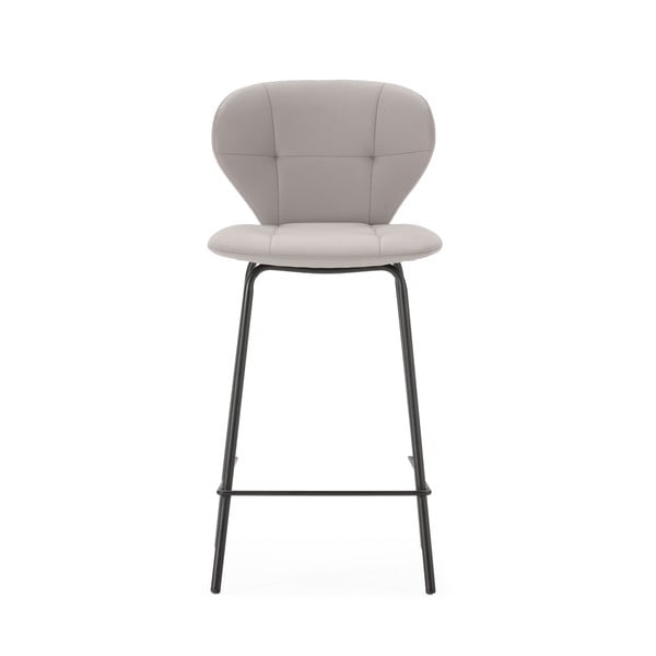 Beżowe hokery zestaw 2 szt. (wysokość siedziska 67 cm) Maura – Marckeric-image-2