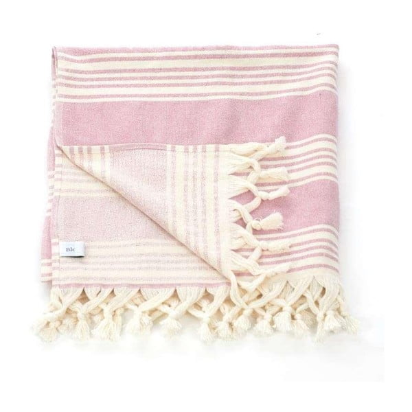 Ręcznik hammam Pestemal Pink Ivory