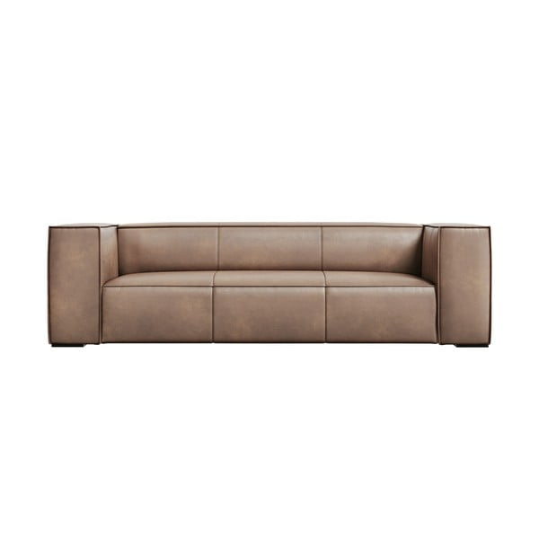 Jasnobrązowa skórzana sofa 227 cm Madame – Windsor & Co Sofas