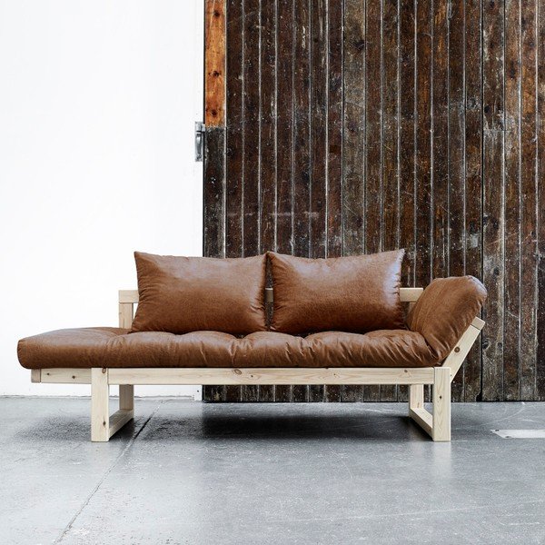 Sofa Karup Vintage Edge Natural/Choco-image-1
