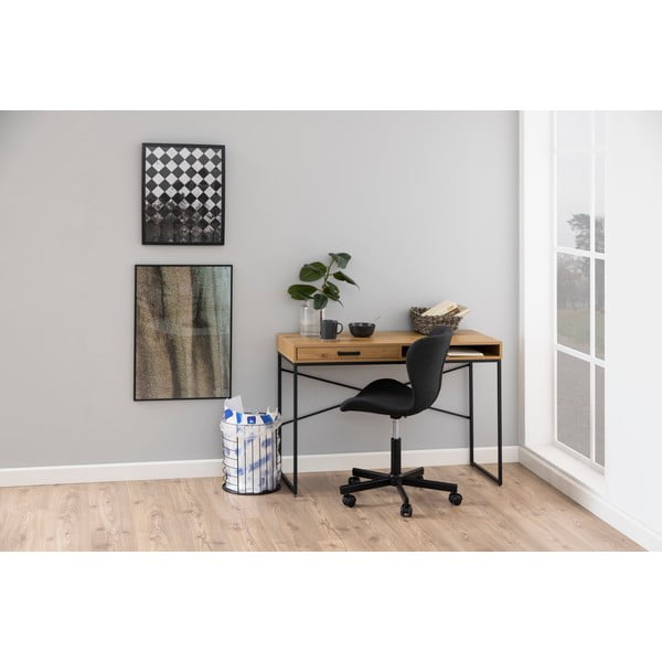 Biurko w dekorze dzikiego dębu Actona, 110x45 cm-image-3