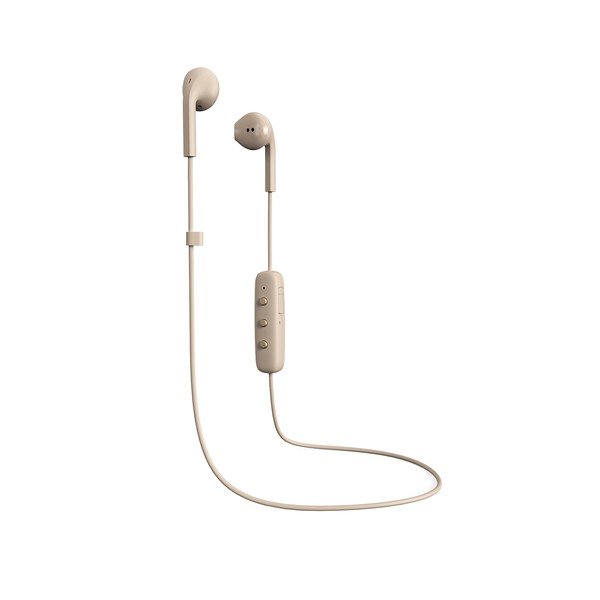 Słuchawki bezprzewodowe w cielistym kolorze Happy Plugs Earbud-image-1