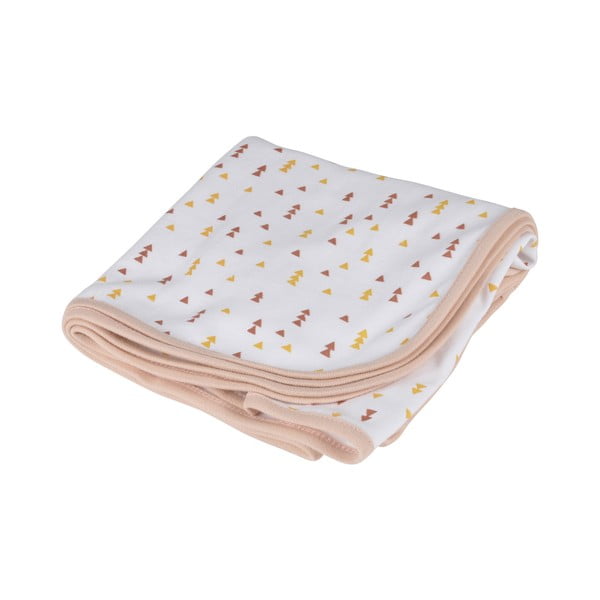 Biały bawełniany koc dziecięcy 75x75 cm Forest – Bébé Douceur