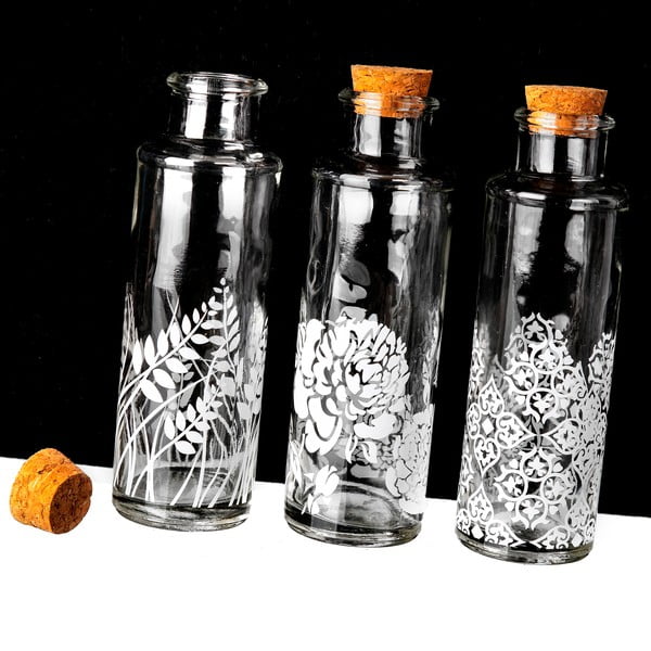 Zestaw 6 butelek szklanych Corcho, 175 ml-image-3