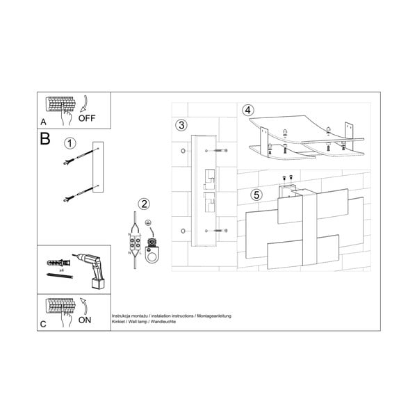 Biały kinkiet Marett – Sollux-image-3
