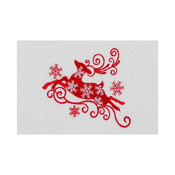 Ręcznik Christmas White Red, 30x50 cm-image-2
