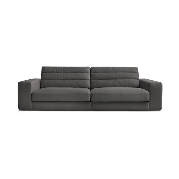 Czarna aksamitna sofa 276 cm Sierra – Bobochic Paris
