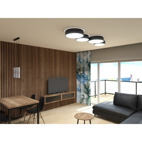 Czarna lampa sufitowa Sollux Atis Ceiling 35-image-1