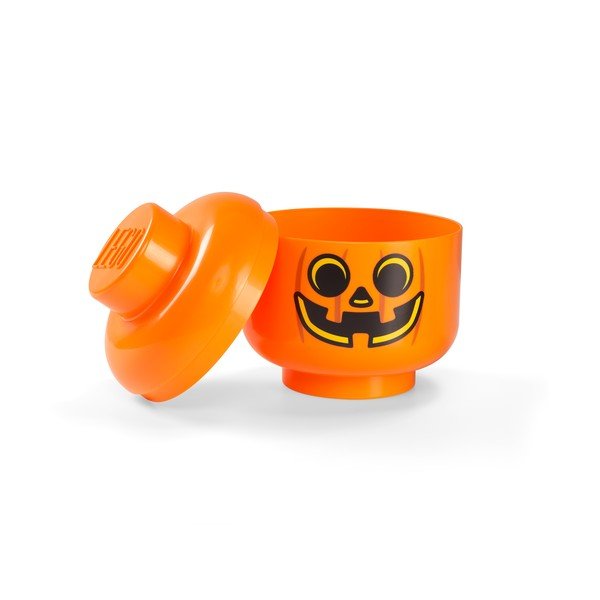 Pomarańczowe pudełko do przechowywania LEGO® Pumpkin Head L-image-2