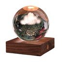 Ciemnobrązowa dekoracja świetlna na USB Amber – Gingko