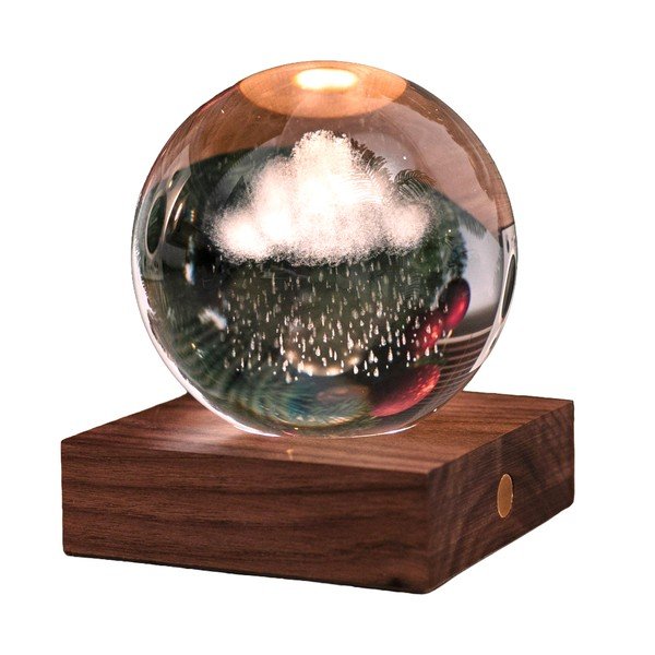 Ciemnobrązowa dekoracja świetlna na USB Amber – Gingko