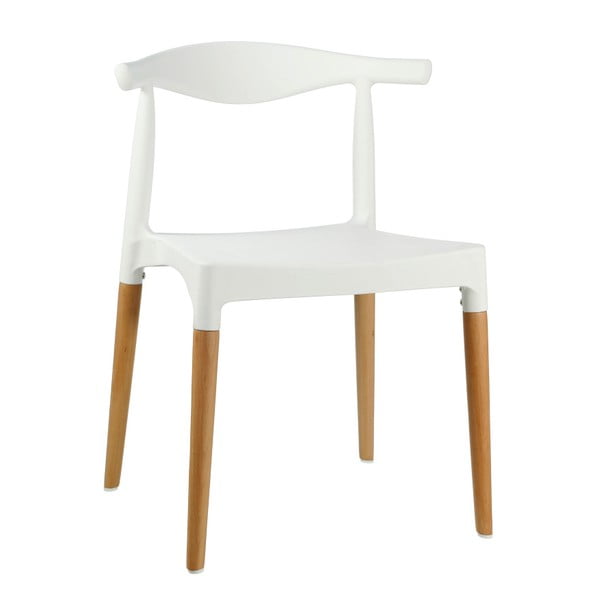 Białe krzesło Ixia Kaja
