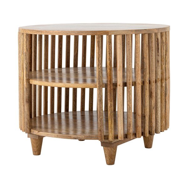 Okrągły stolik z litego drewna mango w naturalnym kolorze ø 60 cm Sali – Bloomingville-image-2