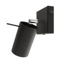 Czarna metalowa lampa punktowa ø 6 cm Etna – Sollux