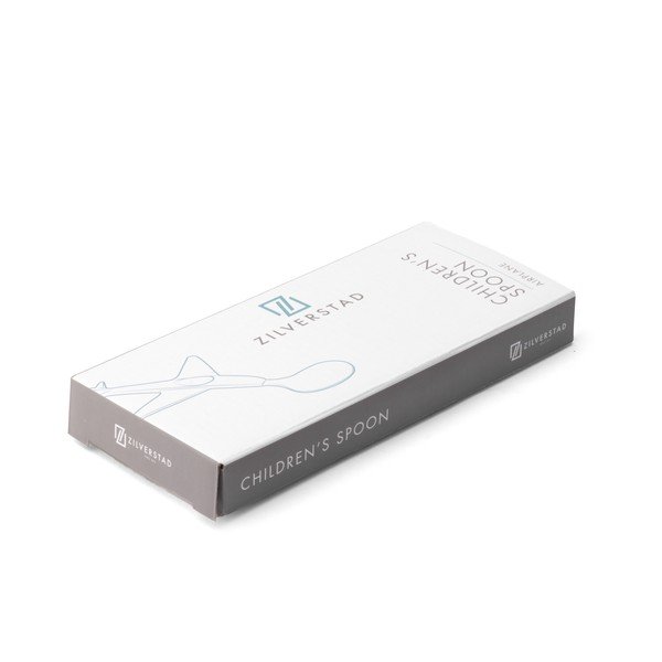 Łyżeczka dla dzieci ze stali nierdzewnej w kolorze srebra Plane – Zilverstad-image-3