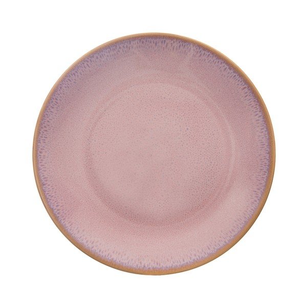 Różowy ceramiczny talerz deserowy ø 20,5 cm Glaze – Orion
