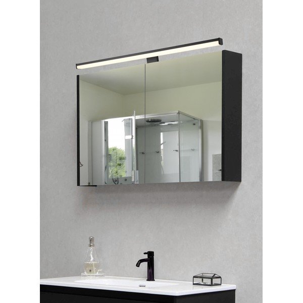 Kinkiet LED w kolorze matowej czerni (dł. 60 cm) Lino – Trio-image-1