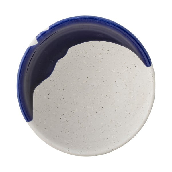 Biało-niebieska kamionkowa miska 400 ml Okayama – Bloomingville-image-3