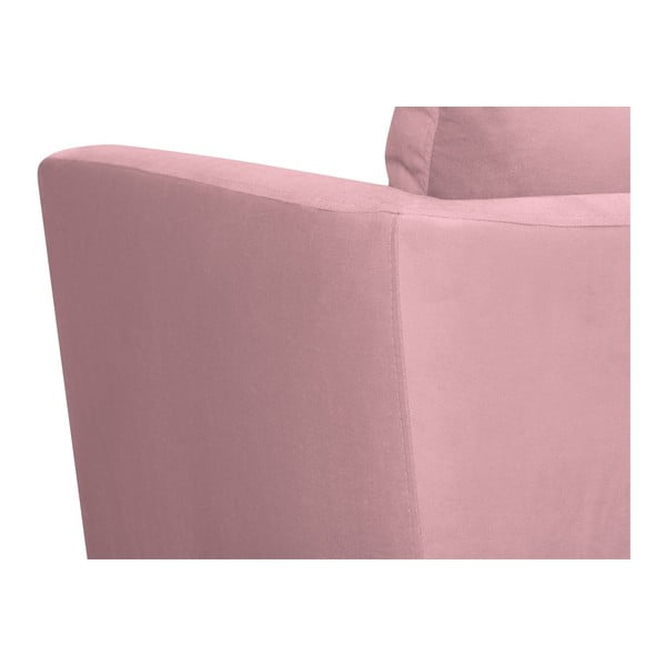 Różowa sofa 2-osobowa Mazzini Sofas Elena-image-4