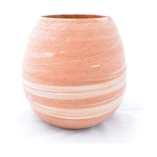 Doniczka ceramiczna Goccia 28 cm, kremowa