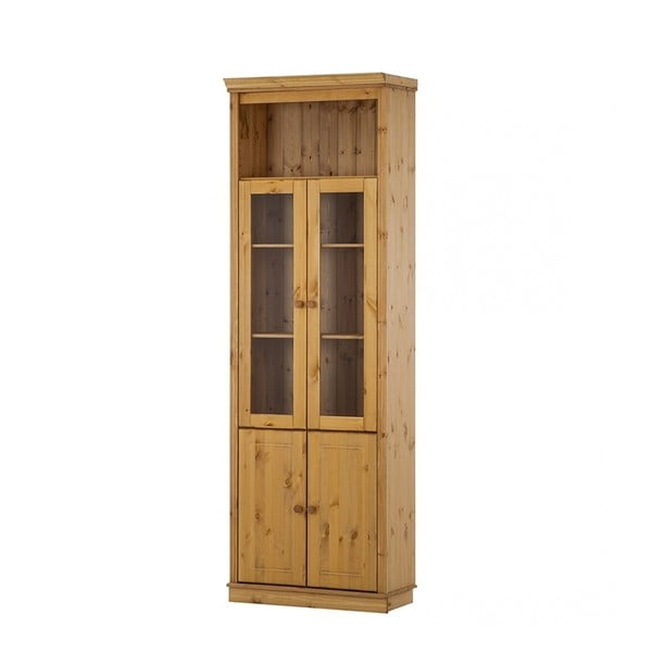Dodatkowe przeszklone drzwi z drewna sosnowego do regału Støraa Annabelle