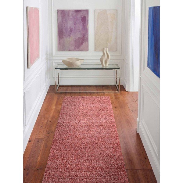 Ciemnoróżowy chodnik z materiału bouclé tkany ręcznie 80x200 cm Notting Hill Portobello – Ted Baker-image-1