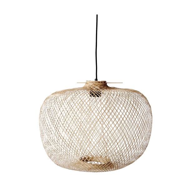Lampa wisząca z bambusowym kloszem ø 42 cm Rodi – Bloomingville