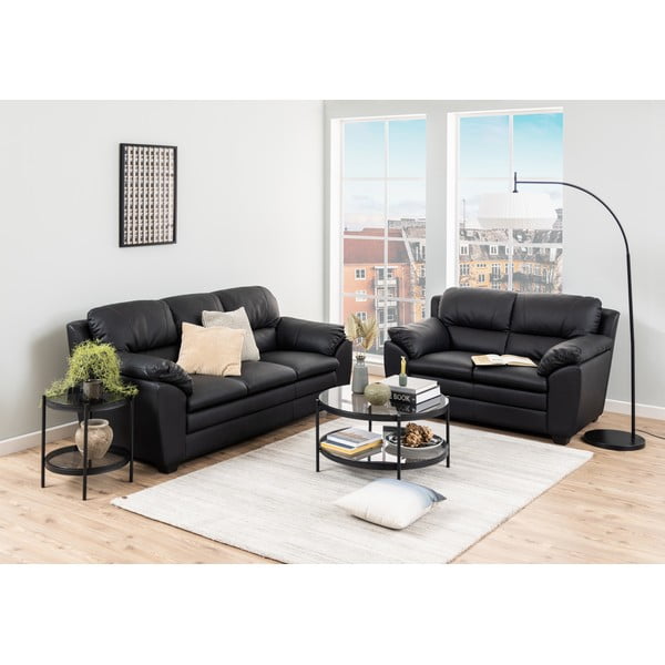 Stolik z okrągłym szklanym blatem ø 79 cm Bayonne – Actona-image-2