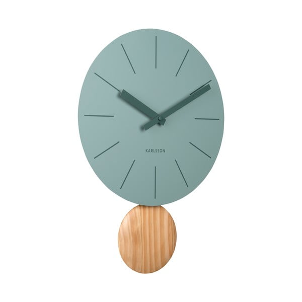 Wahadłowy zegar ścienny ø 30 cm Arlo – Karlsson-image-2