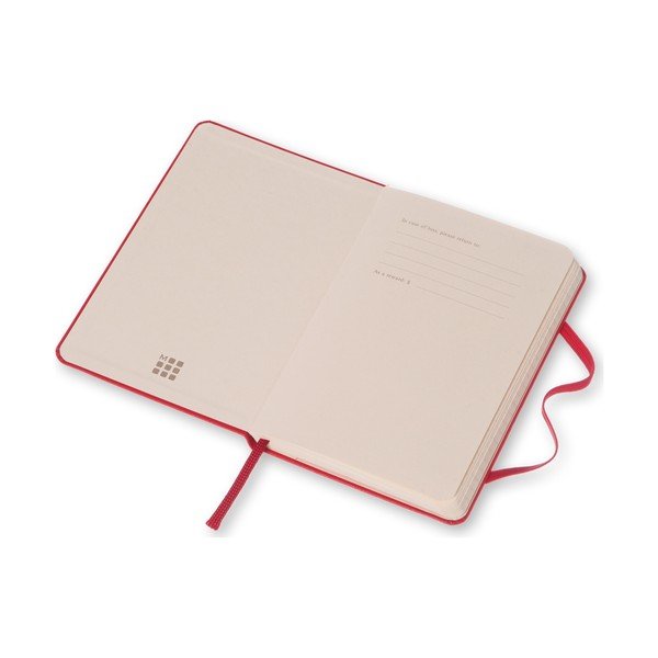 Czerwony tygodniowy kalendarz Moleskine Hard, 18 miesięcy, mały-image-1