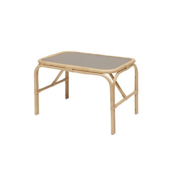 Rattanowy stolik dla dzieci 70x48 cm Nana – OYOY Mini