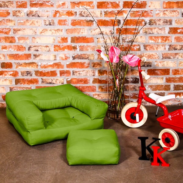 Fotel dziecięcy Karup Baby Cube Lime-image-1