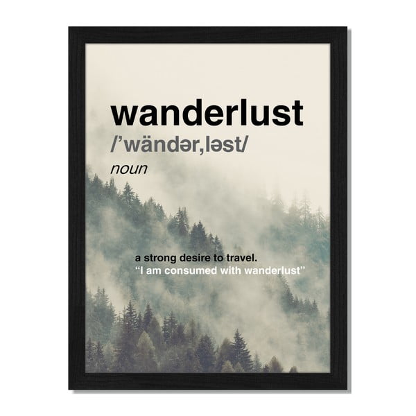 Obraz w ramie Liv Corday Scandi Wanderlsut, 30x40 cm